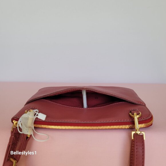 HAMMITT NASH Small Pebbled Leather Crossbody - Rouge Pink color π$175. - Picture 9 of 16